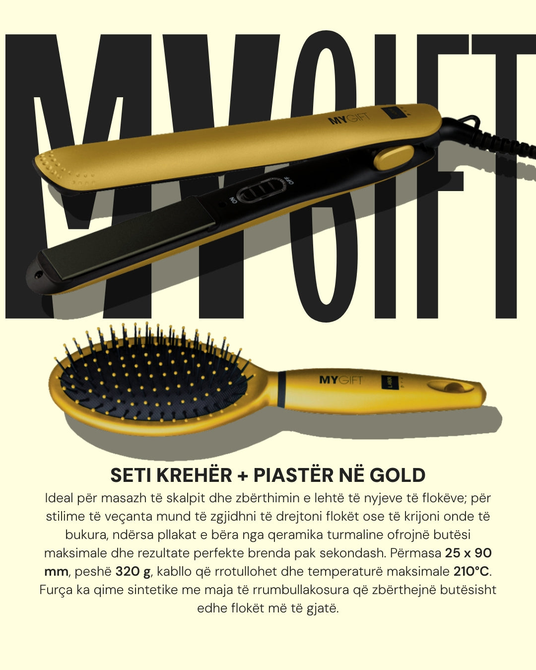 MYGIFT Hair Kit - Gold