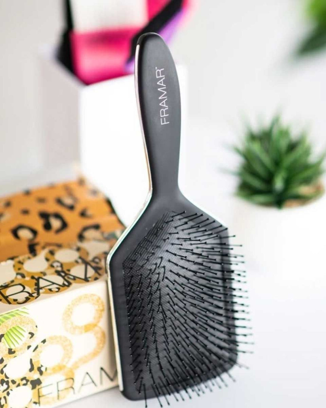 Black to the Future Paddle Brush