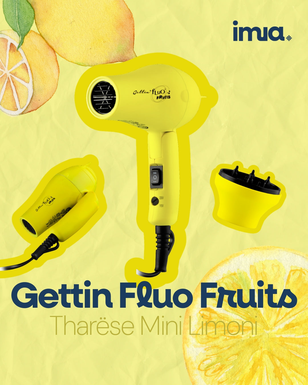 GettinFluo Mini Hair Dryer