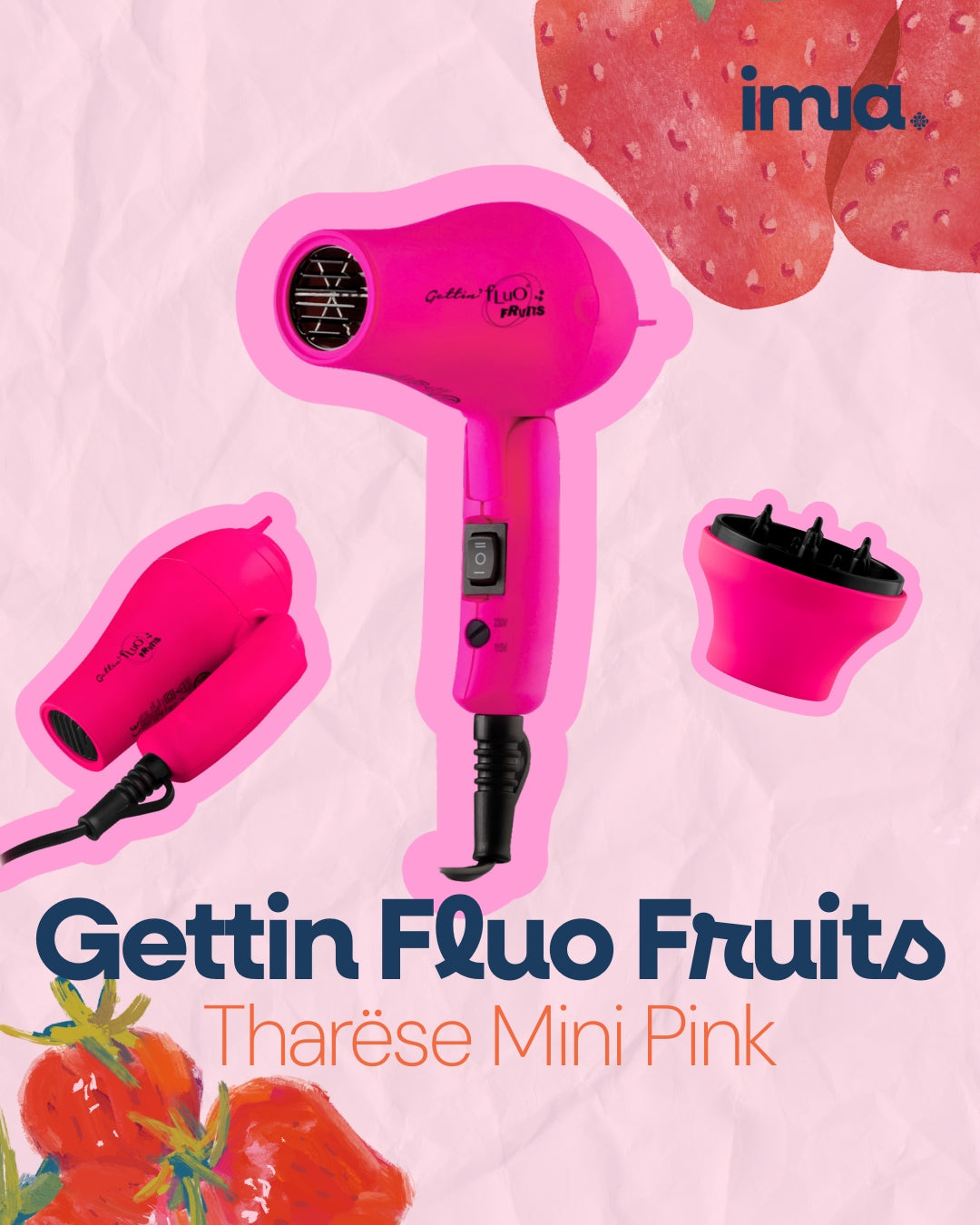 GettinFluo Mini Hair Dryer