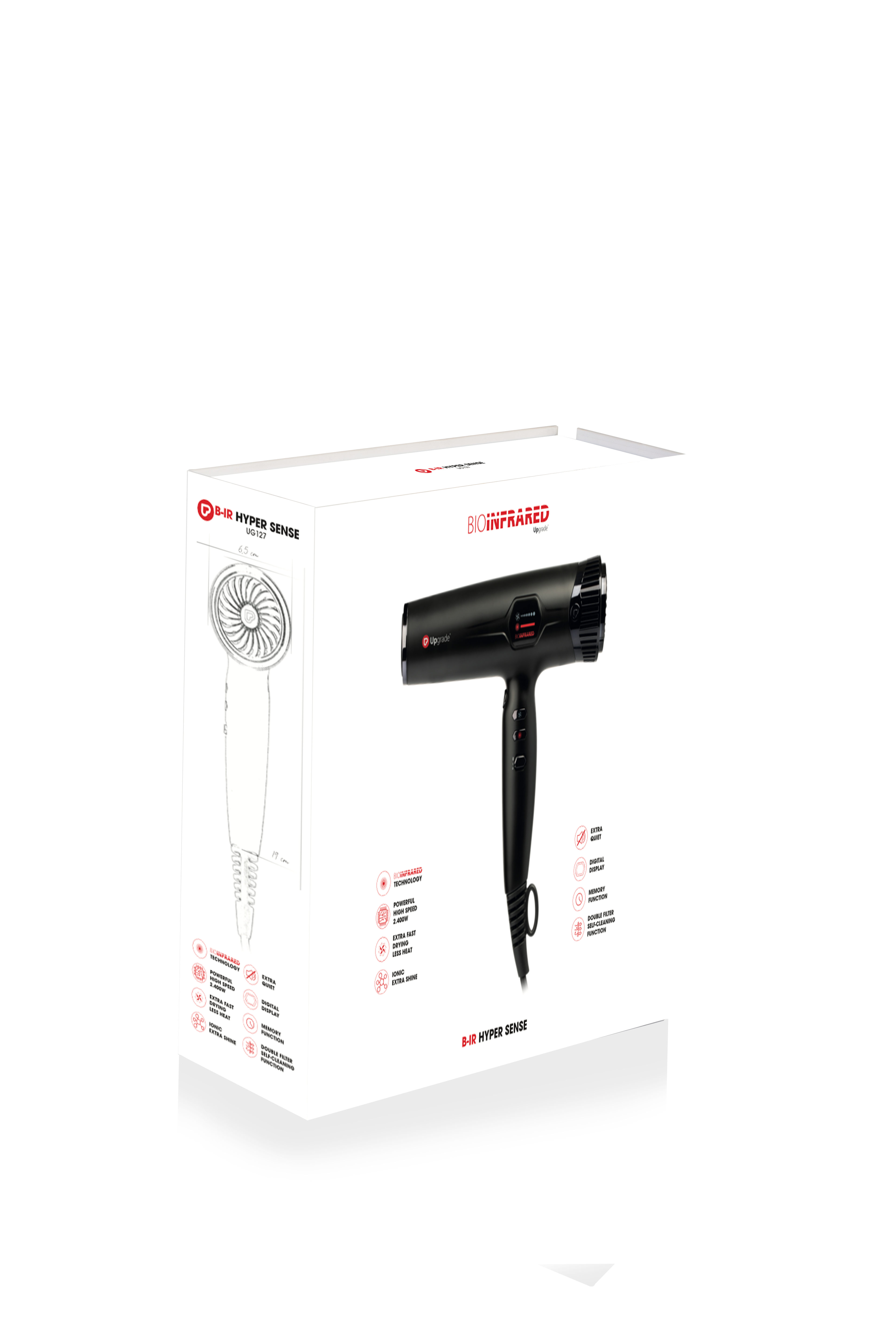 B-IR HYPER SENSE  High speed Professional Bio-Infrared hair dryer